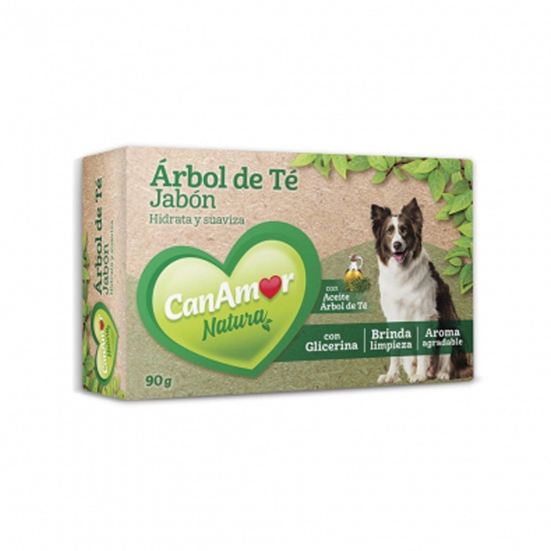 Jabón para Perros y Gatos Aceite Árbol de Té 90 gr