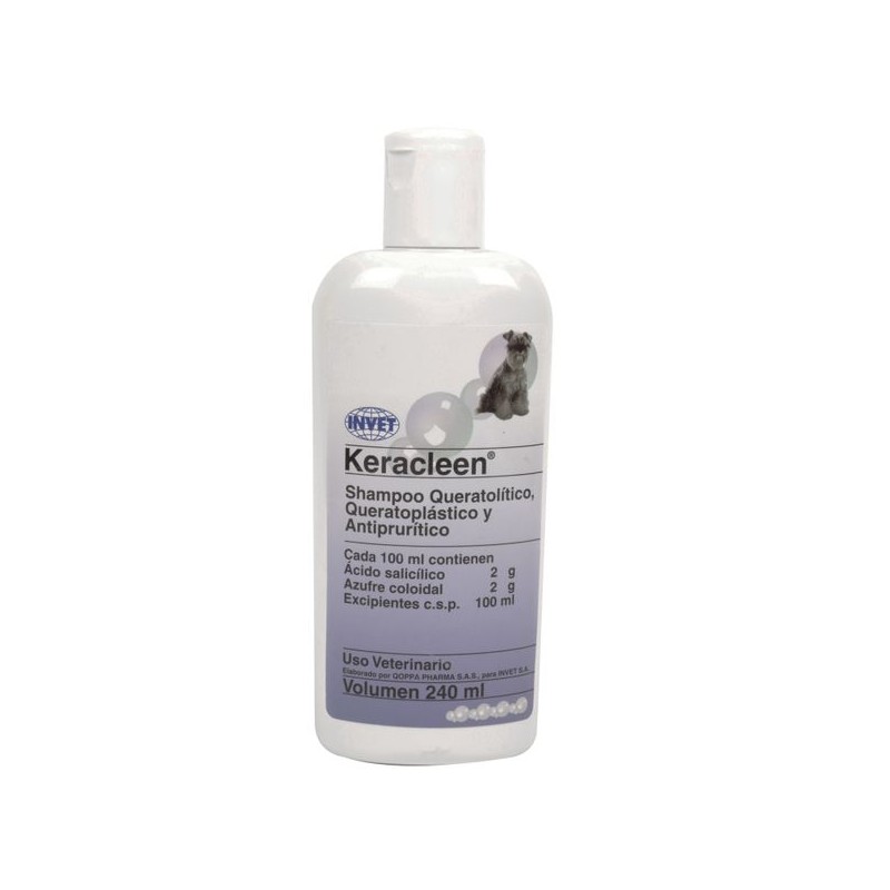 Shampoo Keracleen x 240 Ml para perro