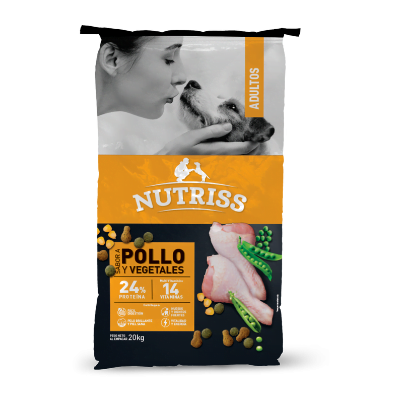 Nutriss Natural perro adulto pollo x 20 kg