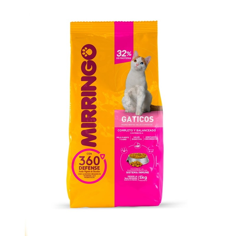 Concentrado Mirringo para gaticos por 1 Kg