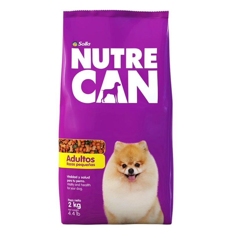 NutreCan para perros Adultos de raza pequeñas por 2 Kg