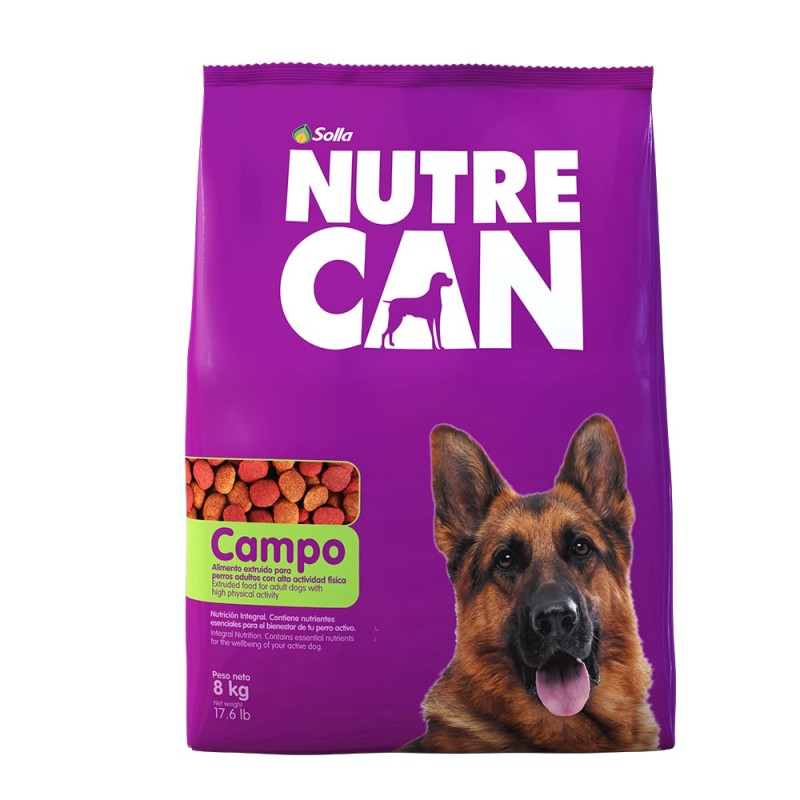 NutreCan Campo Ext para perros Adultos por 8 Kg