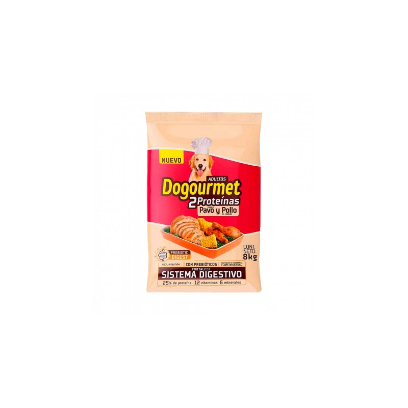 Concentrado DOGOURMET pavo y pollo x 8 kg