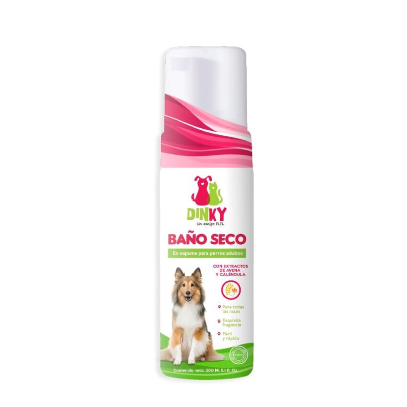 Baño en seco para Perros Adultos. 200 ml. Dinky