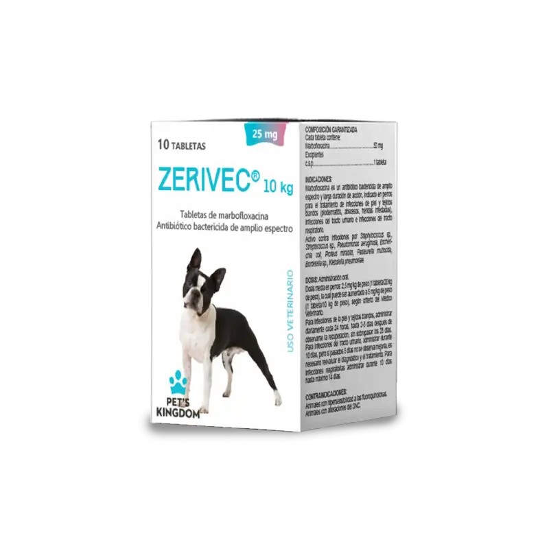 ZERIVEC 5-10 KG CAJA X 30 TAB