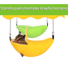 Camita para hamster diseño banano