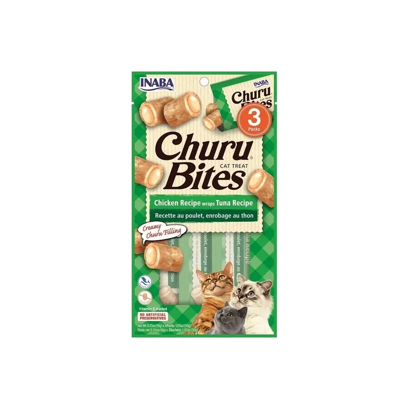 INABA CAT CHURU BITES 3 UND ATUN 30 GR