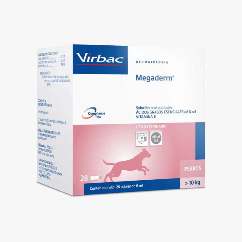 Megaderm  Virbac 10kg x 8ml