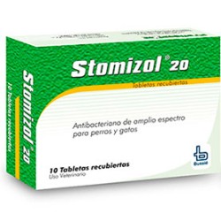 STOMIZOL 20 MG CAJA X 10 TAB