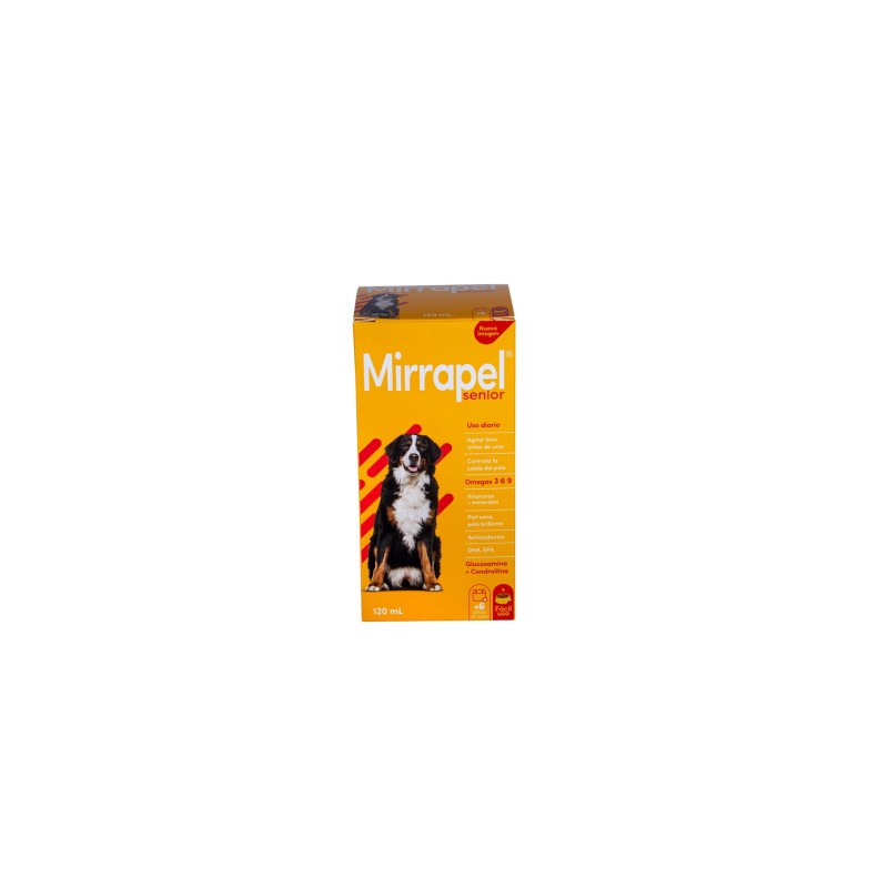 Mirrapel Suplemento Nutricional para Perros y Gatos Senior Oleoso 120ml