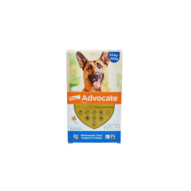 Advocate Antiparasitario para perros (de 25 a 40 Kg)