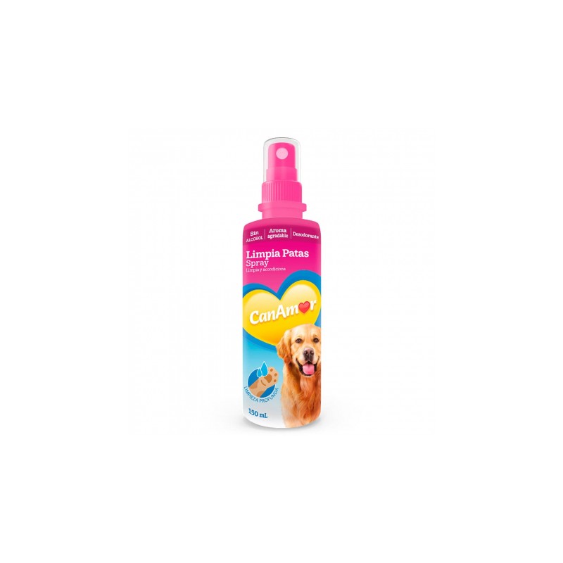 Spray Limpia Patas CanAmor de 150 ml